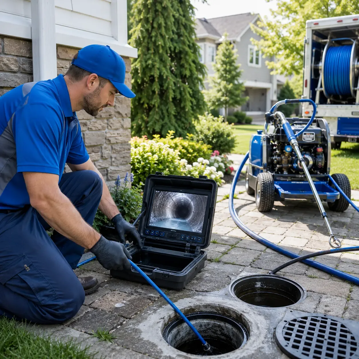 Outdoor drain cleaning professionals serving Sugar Land, TX